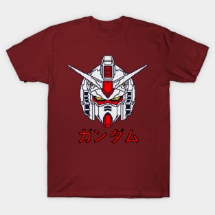 gundam rx78 pixel T-Shirt